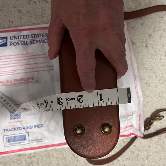 Vintage Dooney & Bourke Calvary Spectator Pebbled Leather Crossbody Bag - Picture 16 of 16